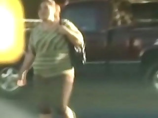 Fat hooker picks up a guy on the streets